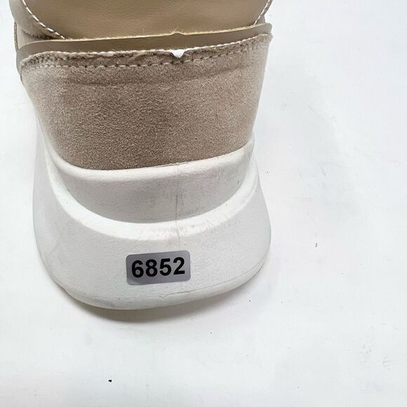 Madden Girl Angiee Sneakers Womens 10 Beige Lace-Up Platform Round Toe - Picture 11 of 11